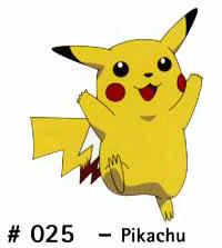 N 025 Pikachu